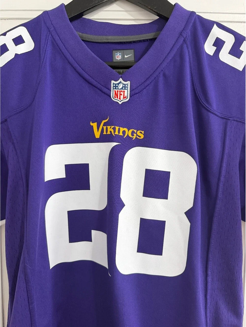 Adrian Peterson Minnesota Vikings Nike Football Jersey Youth Size Large